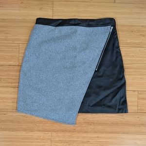 Missguided faux wrap mini skirt. Size 6 (uk 10)